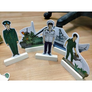 bộ đồ chơi doanh trại bộ đội