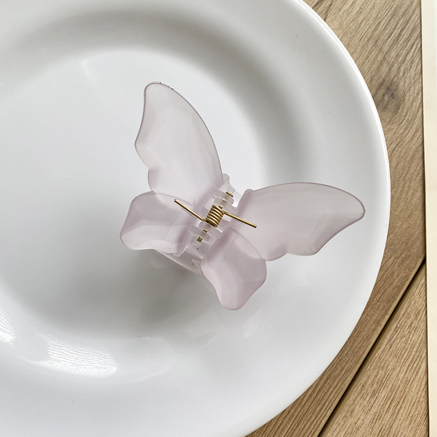 Kẹp Tóc Acrylic Hình Cánh Bướm Phong Cách Hàn Quốc Thời Trang