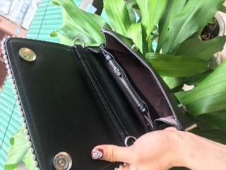 Túi Zara viền bi