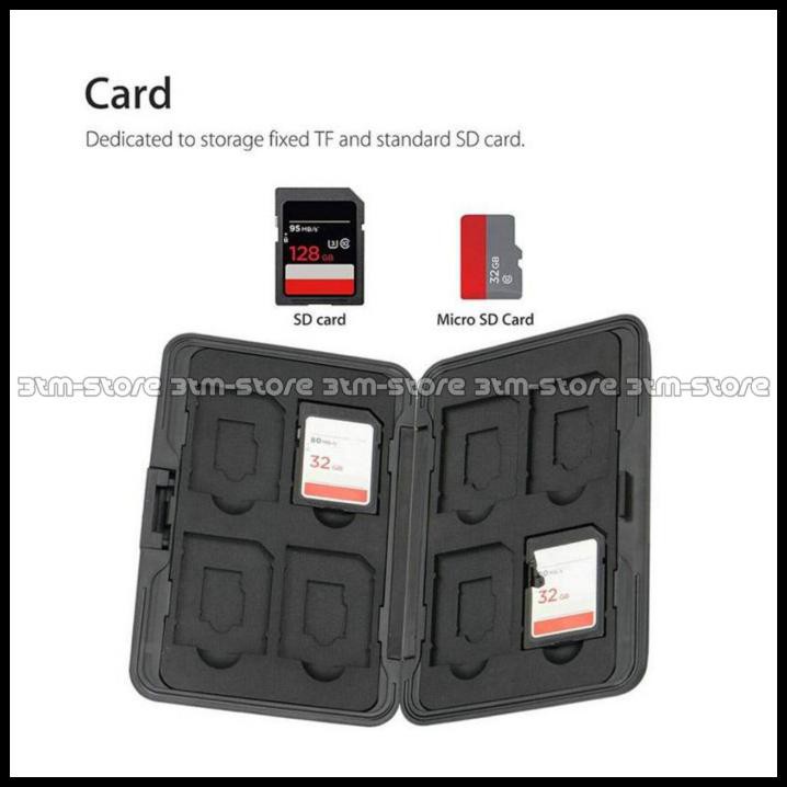 Hộp Đựng Thẻ Nhớ Warehouse Kingma Bmgp308 (16 Ngăn) Cho Sd & Tf Đen | BigBuy360 - bigbuy360.vn
