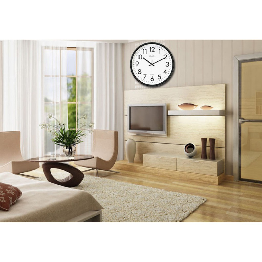 Đồng hồ treo tường tròn Quartz rẻ đẹp