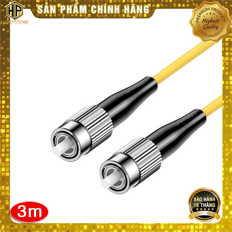 Dây nhảy quang Ugreen 70662 dài 3m chuẩn FC-FC chính hãng - Hapustore