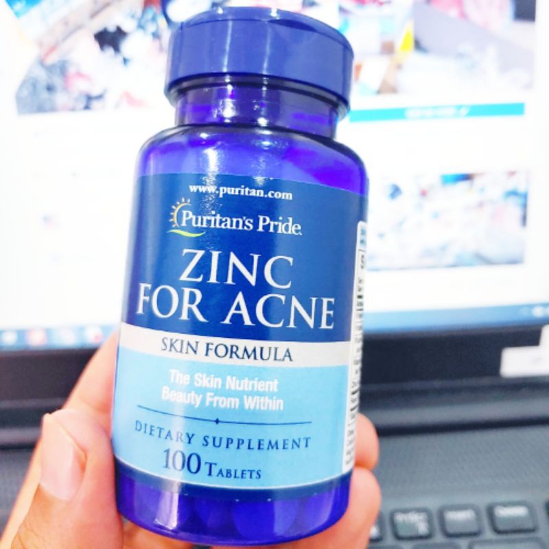 Viên bổ sung kẽm trị mụn Zinc For Acne 100 viên