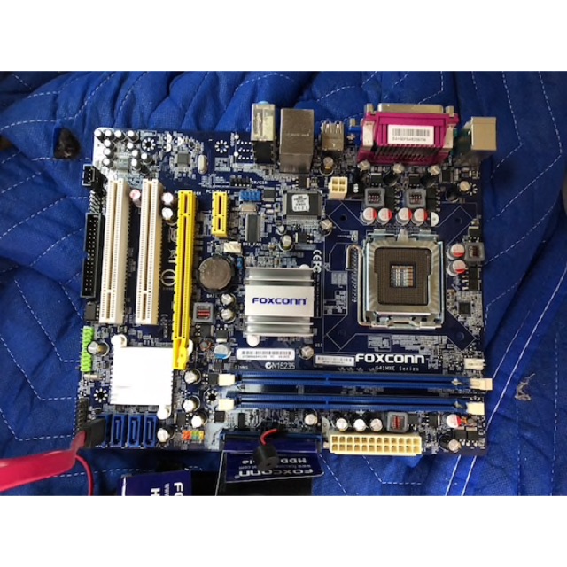 Main G41 Dram3 Foxconn mã G41MXE đầy đủ chặn, main trường học bóng như mới