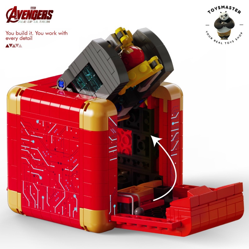 Đồ Chơi Lắp Ráp Xếp Hình Minecraft Mô Hình Chiếc Hộp Thế Giới Bí Ẩn Mystery Box No.423 Với 722 Mảnh Ghép