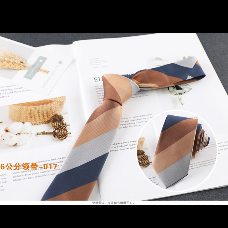 Hot Cà Vạt 6cm Thời Trang Công Sở Thanh Lịch Cho Nam