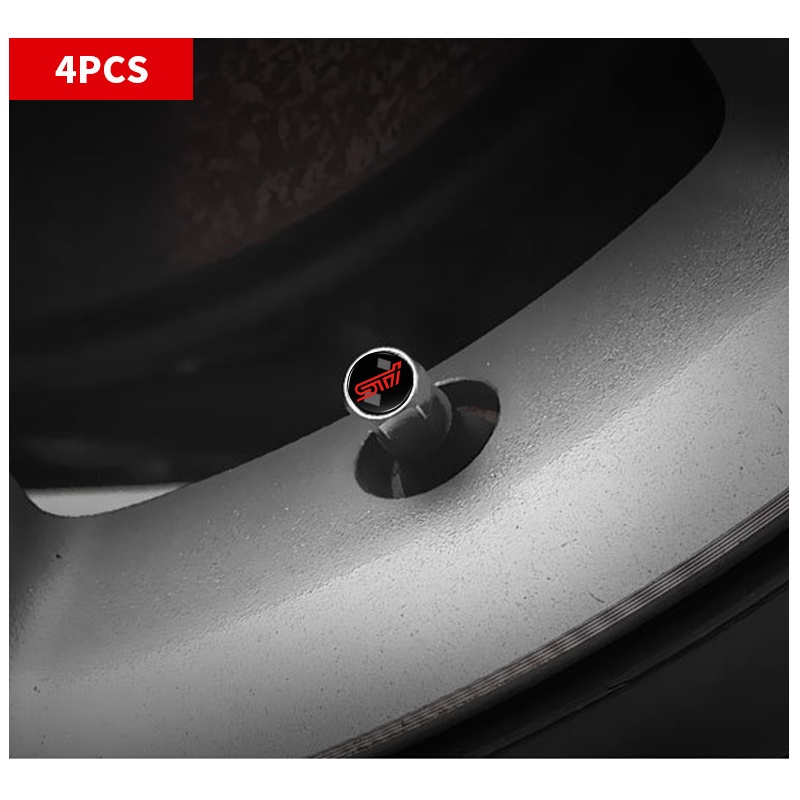 Set 4 Nắp Van Bánh Xe Hơi Subaru XV Legacy Forester Impreza XV STI WRX STI WRX