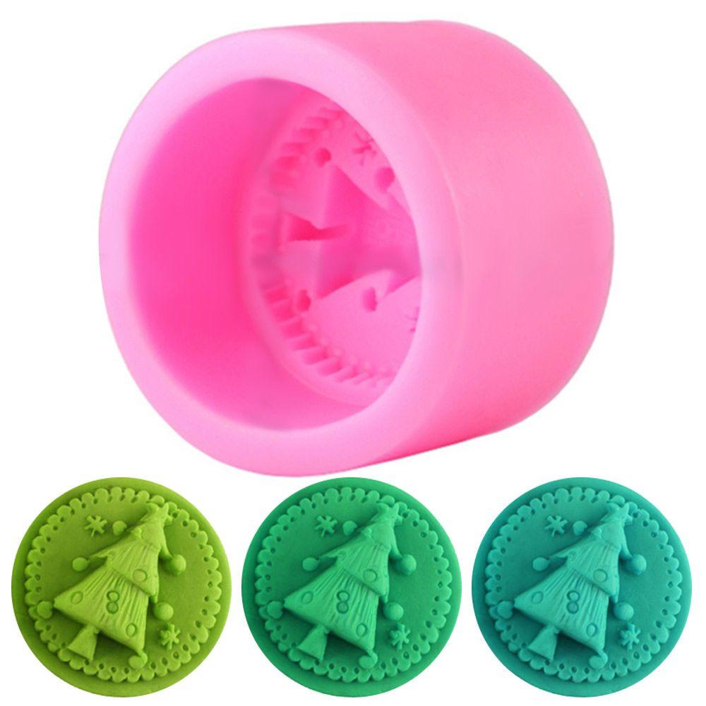 Khuôn Làm Xà Phòng Silicone Hình Cây Thông Giáng Sinh Đa Năng