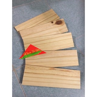 Thanh gỗ thông đẹp dài 30cm, rộng 10cm, dày 1.5cm sử dụng ốp tường, làm kệ, trang trí