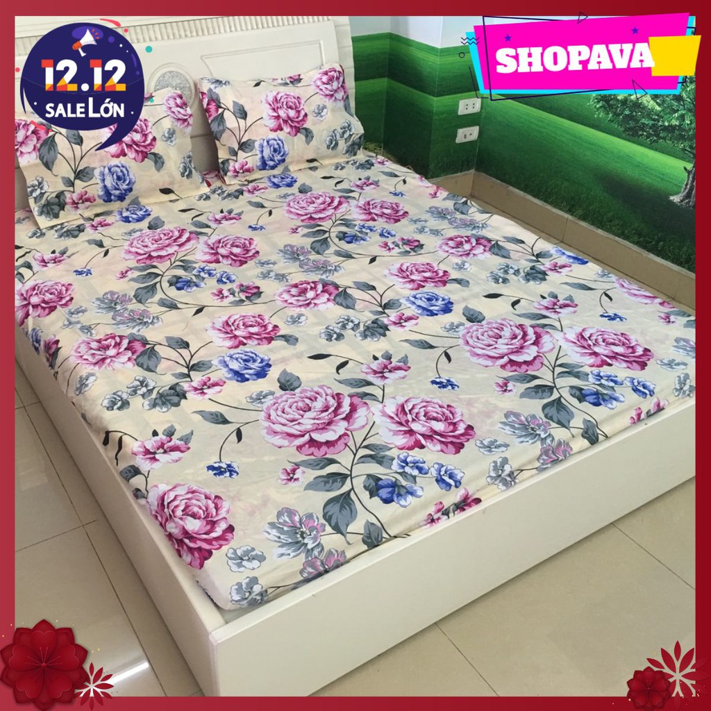 Bộ ga gối cotton poly có họa tiết,chát chọn mẫu, giá sale lỗ | BigBuy360 - bigbuy360.vn