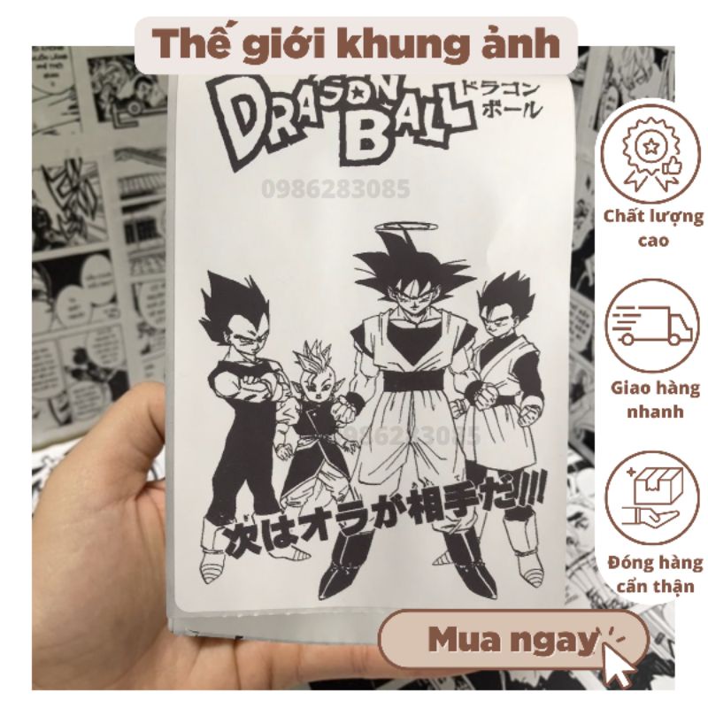 Decan dán tường anime /manga, kích thước tấm 10x15cm, bóc dán dễ dàng