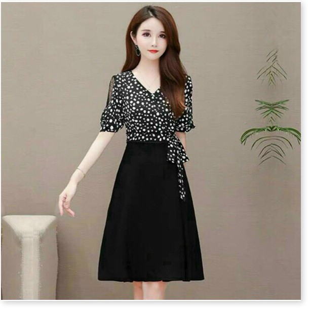 ĐẦM LỤA THIẾT KẾ HỌA TIẾT ĐƠN GIẨN NHƯNG KHÔNG KÉM PHẦN SANG TRỌNG THỜI TRANG MỚI KME