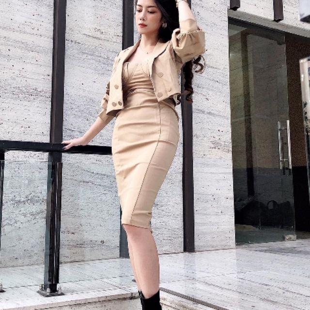 Set body chất kaki cao cấp