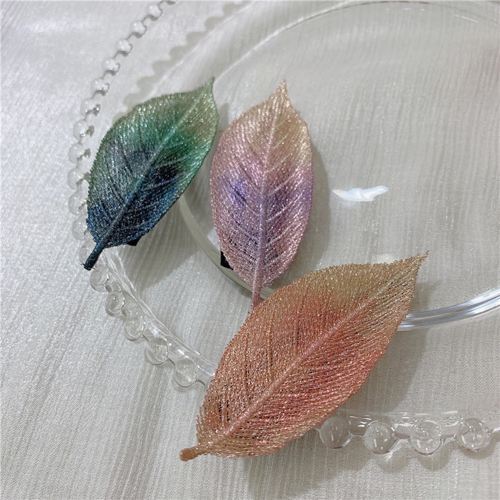 Kẹp Tóc Hình Chiếc Lá Xinh Xắn Dành Cho Nữ