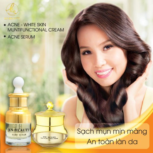 Bộ đôi kem và serum dưỡng da ngừa thâm mụn chính hãng