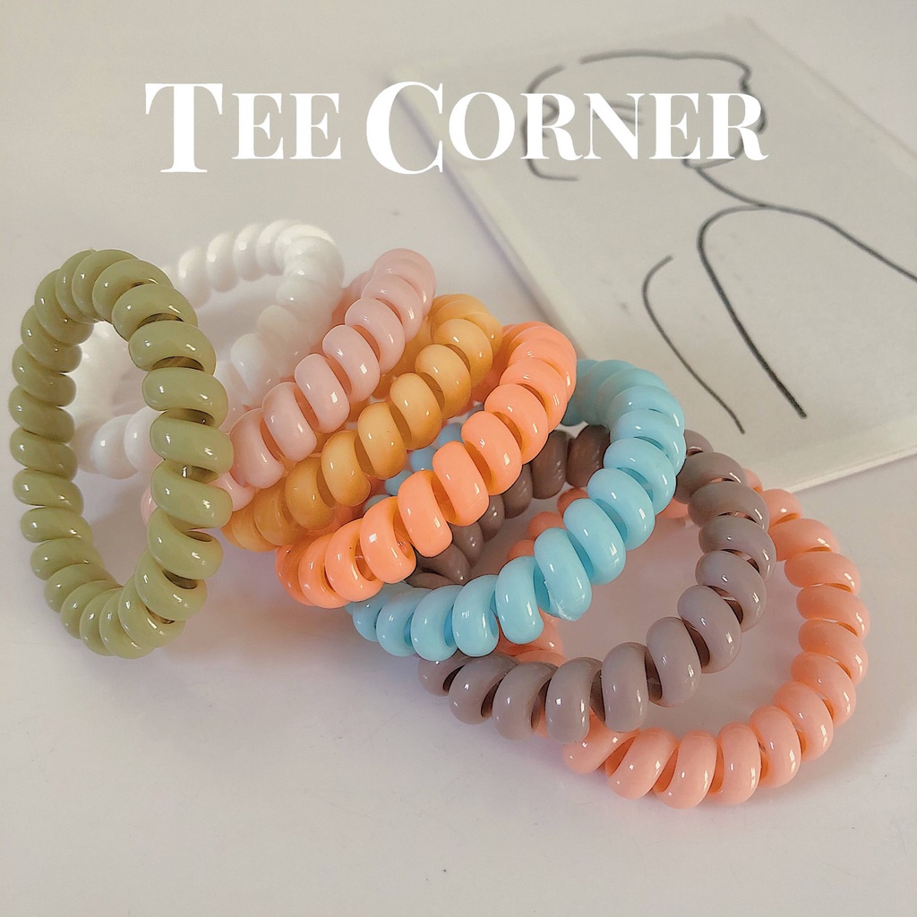 Dây Buộc Tóc Lò Xo Màu Kẹo Ngọt Ngào