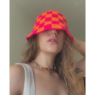 NÓN LEN HỌA TIẾT CHECKERED NHIỀU MÀU