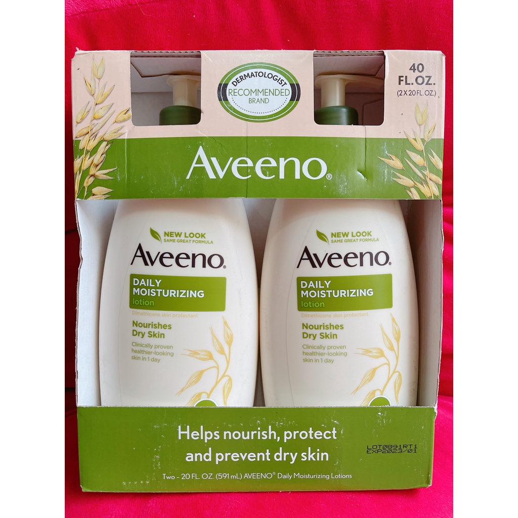 Kem dưỡng thể toàn thân Aveeno Active Naturals Daily Moisturising Fragrance Free Body Lotion