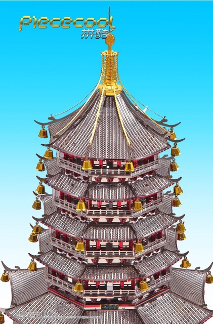 📌 Mô hình lắp ghép kim loại 3d Tháp Lôi Phong