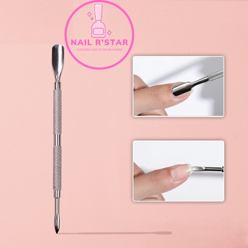 Cây đẩy da chết  - Cây cạo sơn gel, lấy khóe móng loại inox 304 chuyên dụng NAIL R’STAR