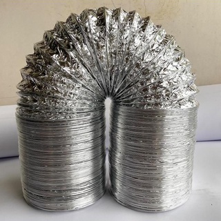 Ống gió bạc mềm D150 Chính hãng nhà máy ống dài 8m
