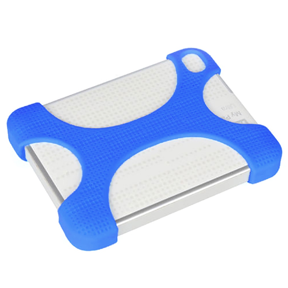 Ốp silicon bảo vệ ổ cứng chống sốc chống trượt màu cầu vồng 2.5 inch