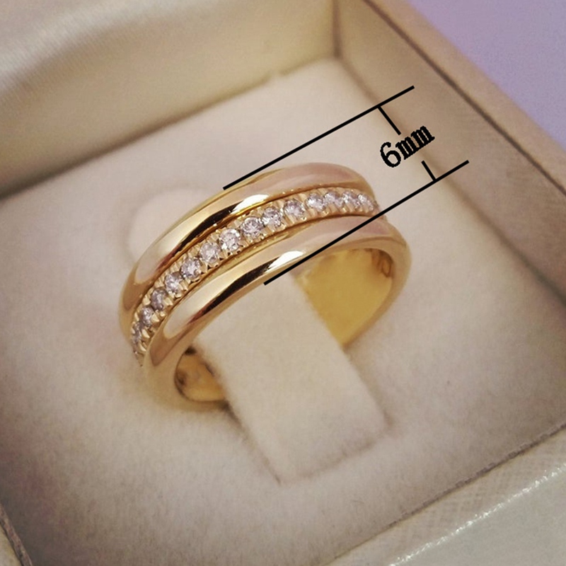 Nhẫn Đính Đá Sapphire Trắng Thiết Kế Đơn Giản Thời Trang Cho Nữ