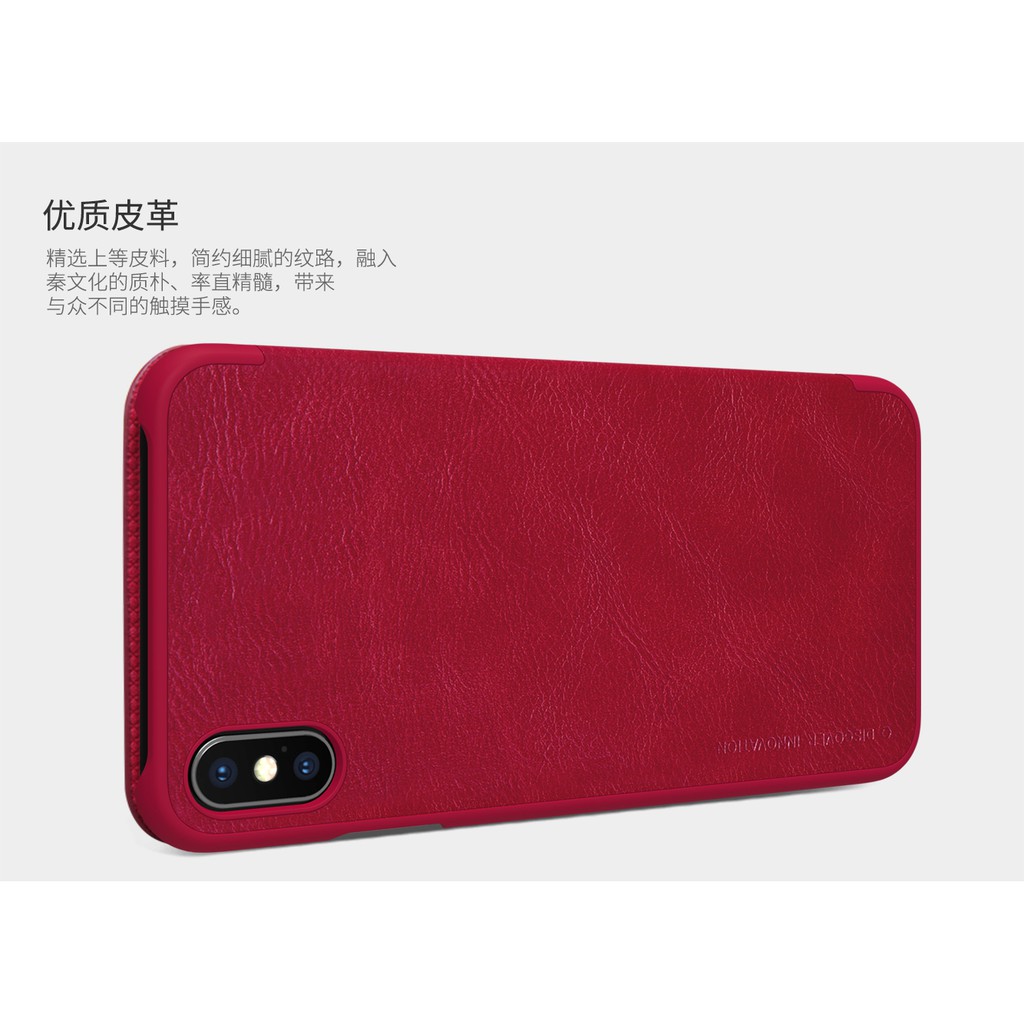 Bao da iPhone XS Max 6.5 inch chính hãng Nillkin QIN | BigBuy360 - bigbuy360.vn