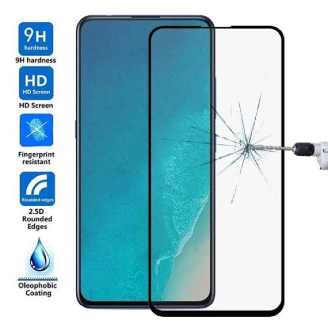 Kính Cường Lực 5d / 9d Bảo Vệ Toàn Màn Hình Chống Trầy Cho Vivo V5 V7 V9 V11 V11 Pro V15 V15 Pro