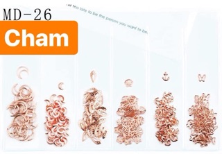 CHAM trang trí móng mạ ánh kim