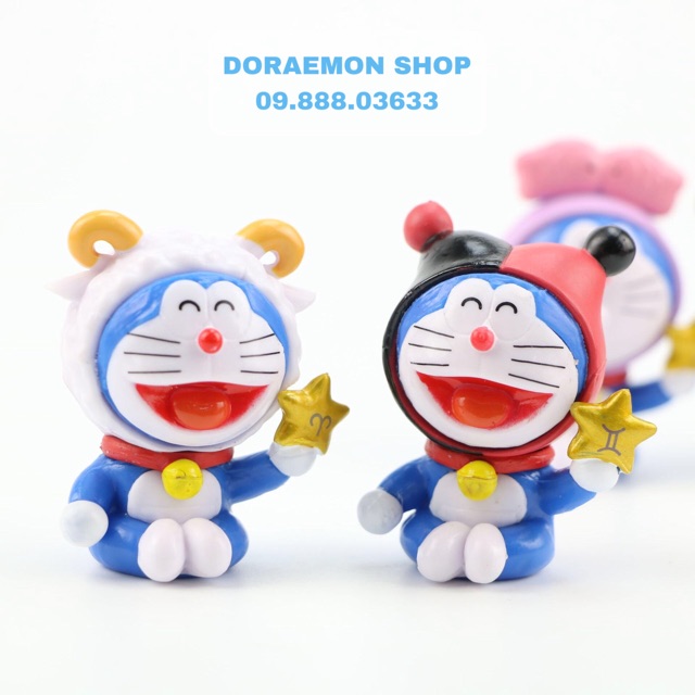 Bộ Mô Hình 12 Cung Hoàng Đạo Doremon Doraemon