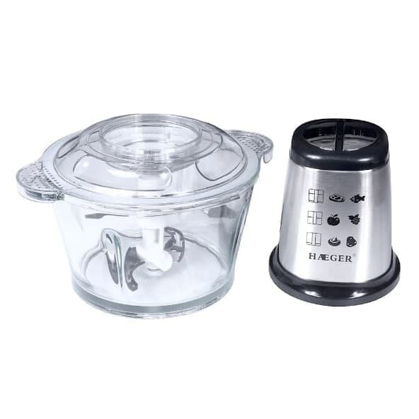 [Mã ELHA22 giảm 5% đơn 300K] Máy xay sinh tố đa năng Haeger HG-7005A công suất 500W, trang bị 2 lưỡi dao kép chống gỉ