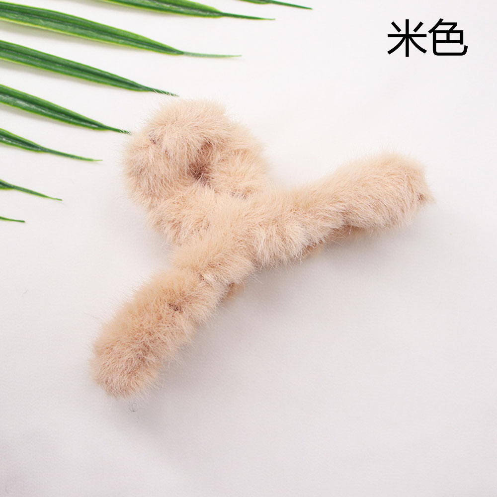 Kẹp Tóc Nữ Xinh Xắn Đính Lông Thỏ