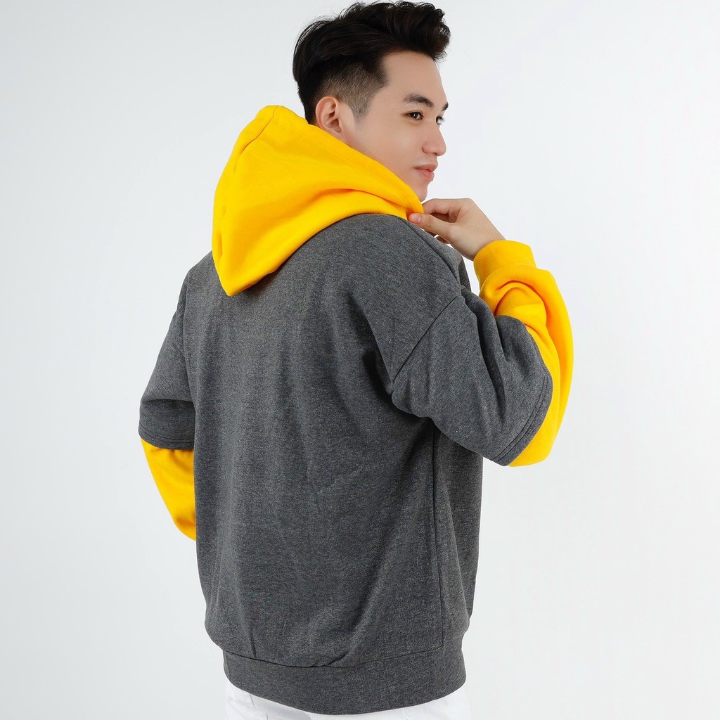 Áo hoodie nam form rộng vải nỉ dày dặn, siêu co giãn chuẩn form thời trang cao cấp thời trang Hpfashion - KVAHD09