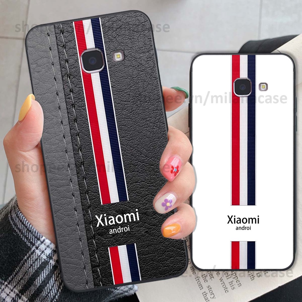 Ốp Samsung J7 Prime in giả da phong cách thể thao, cá tính, thời trang