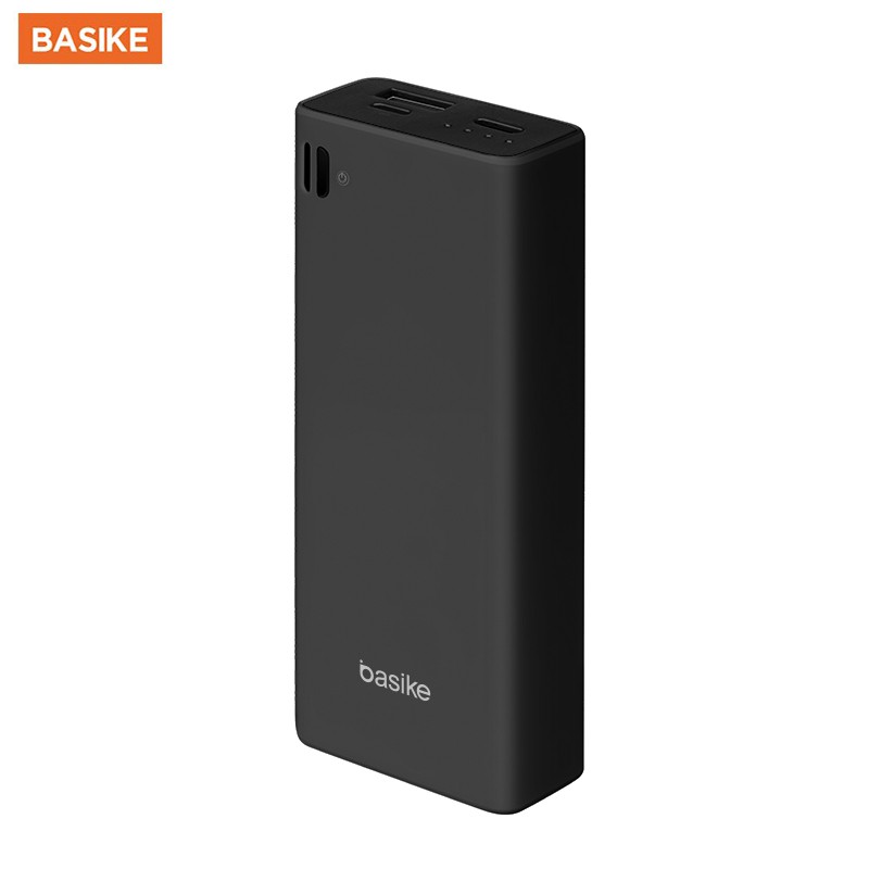 Sạc Dự Phòng Basike 10000Mah Có Đèn Led Với 2 Cổng Đầu Ra