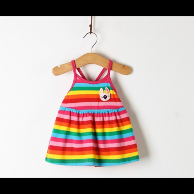 Váy 2 dây mùa hè dành cho bé 0-2 tuổi