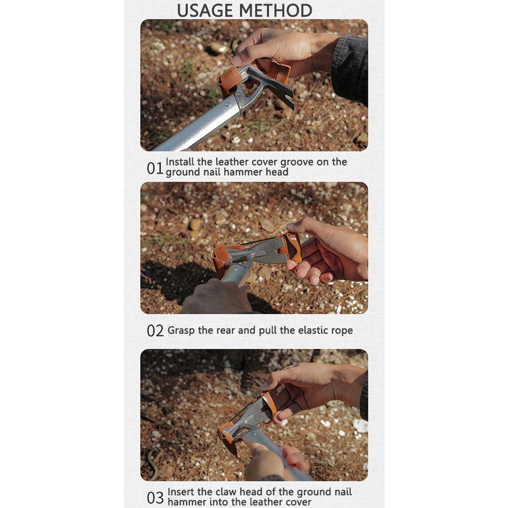 CABEZA Vỏ Bọc Bảo Vệ Búa Đinh Cắm Trại Tiện Dụng