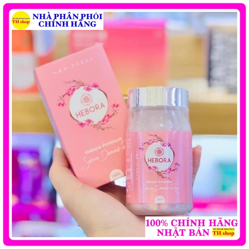 Viên Uống Thơm Cơ Thể Nhật Bản Hebora hộp 60 Viên Tỏa Hương Quyến Rũ Từ Bên Trong