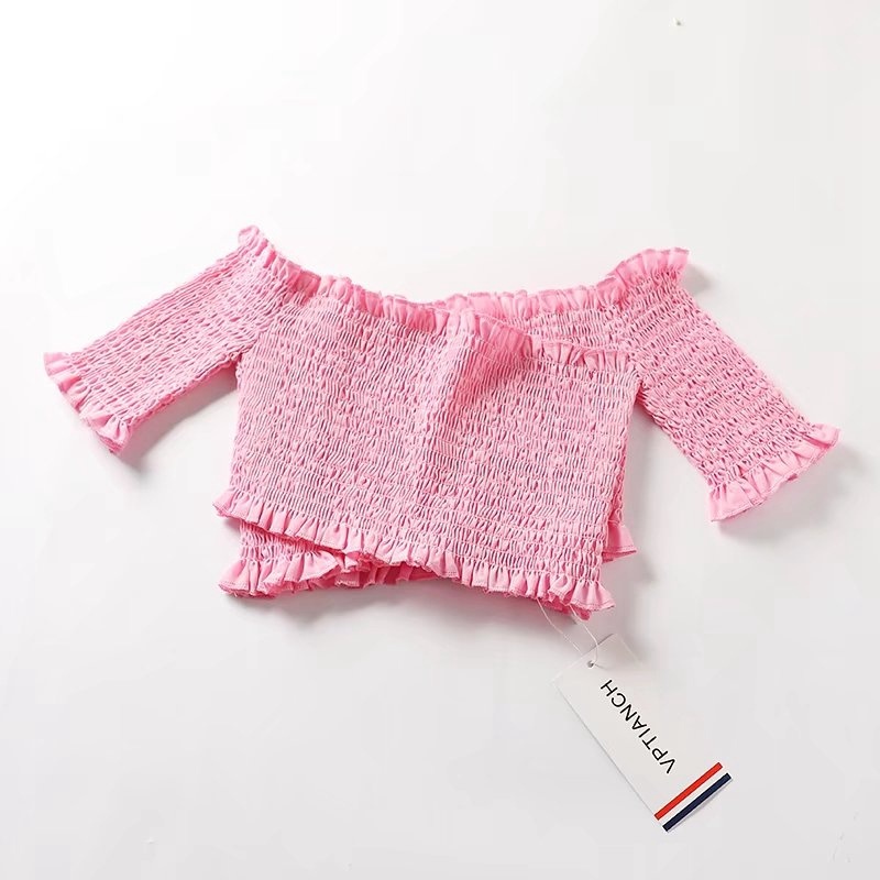 ÁO VOAN NHÚN ĐẮP CHÉO - AK0021 | steven.factory