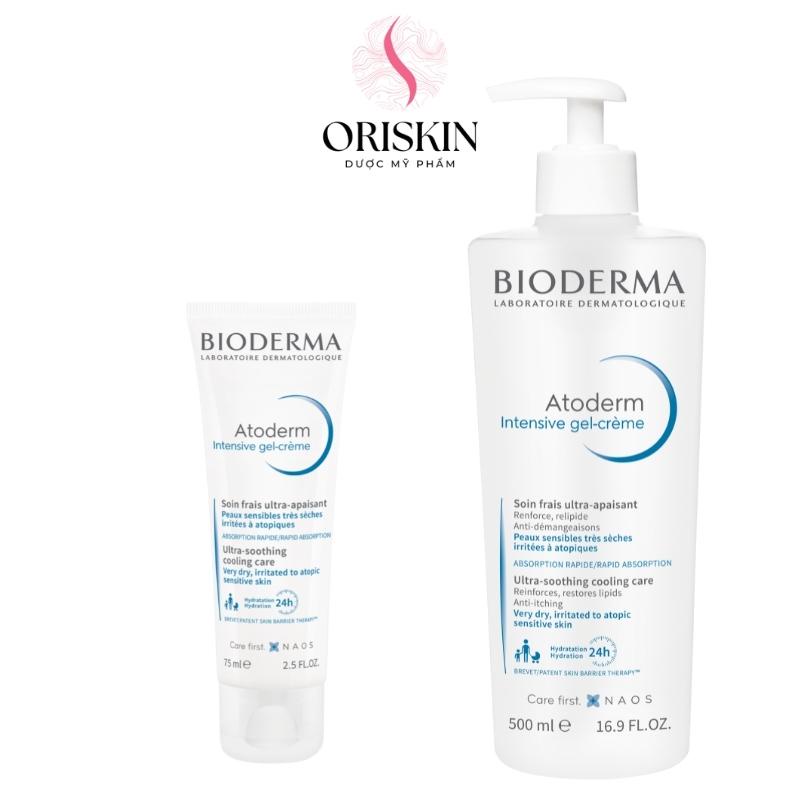 Bioderma Gel Dưỡng Ẩm Chuyên Sâu Cho Da Khô, Rất Khô Dùng Được Cho Cả Trẻ Sơ Sinh Bioderma Atoderm Intensive Gel Cream