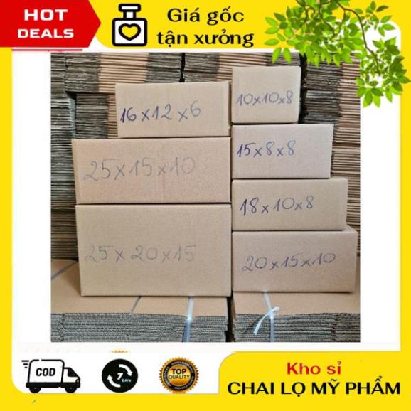 [GIÁ TẬN GỐC] [Combo 5sp] Thùng Hộp Carton Đóng Gói Hàng đủ size , phụ kiện du lịch