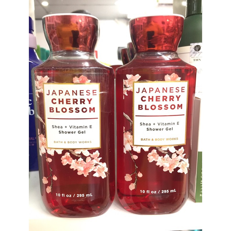 🌸🌸🌸   GEL TẮM CHERRY BLOSSOM Shea & Vitamin E Shower Gel - 295ML