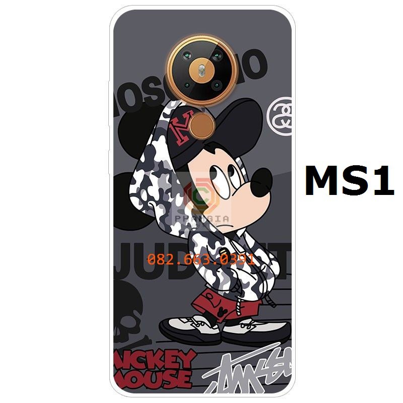 Ốp lưng TPU silicone họa tiết hoạt hình cho Nokia 5.3