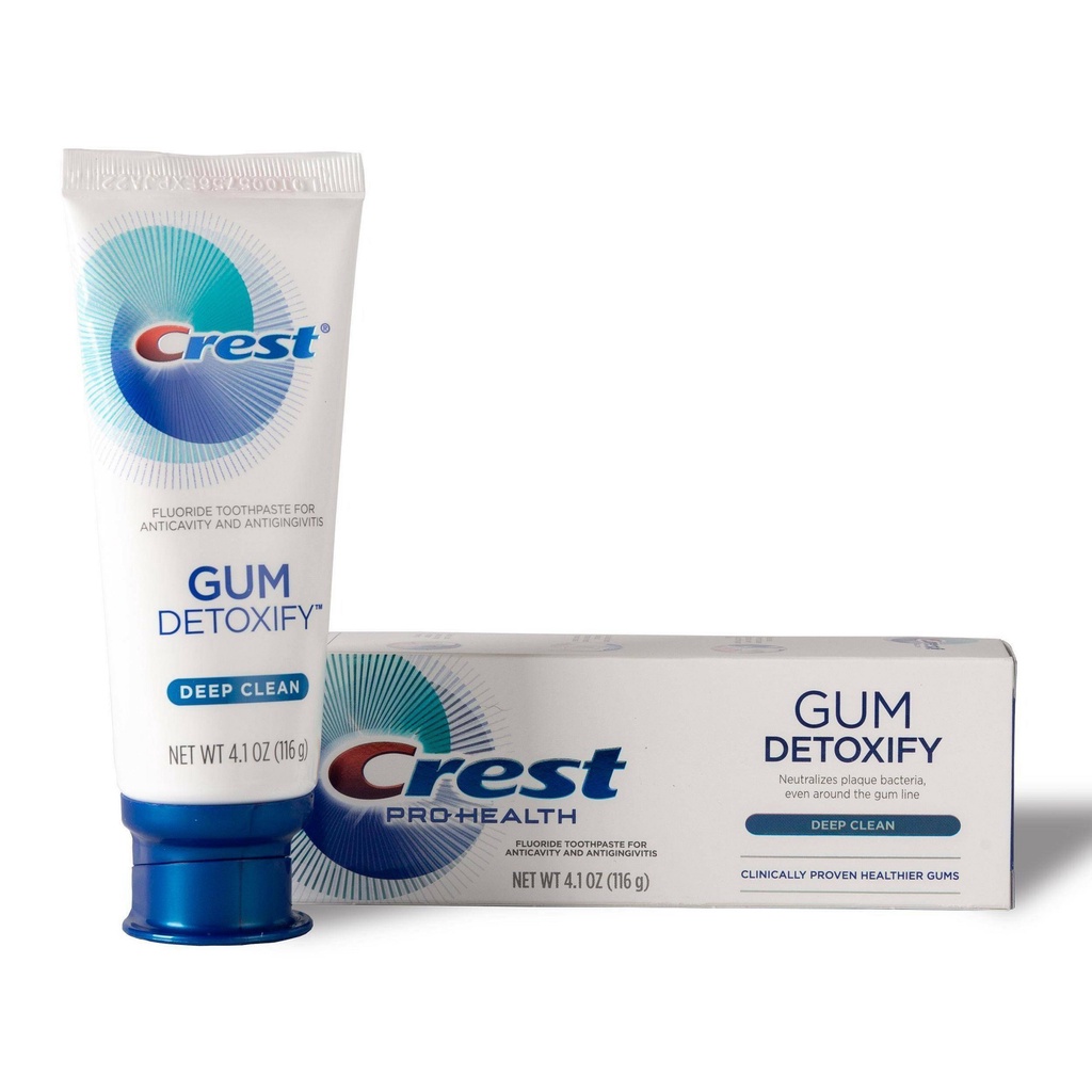 [NK Mỹ] Kem đánh răng Crest Gum detoxify Deep Clean I Gentle - TD Shop