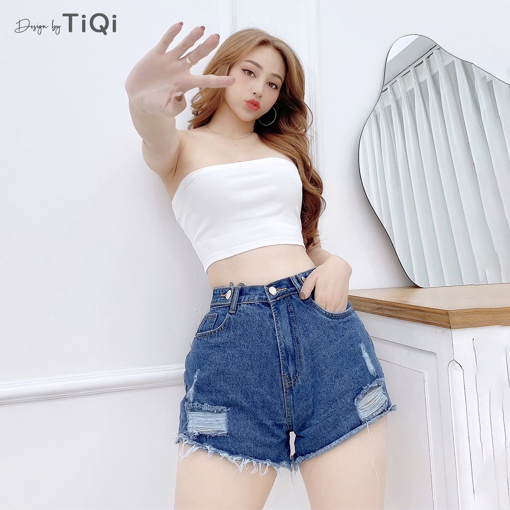 Quần short jean nữ TiQi Jeans S1-457 | BigBuy360 - bigbuy360.vn