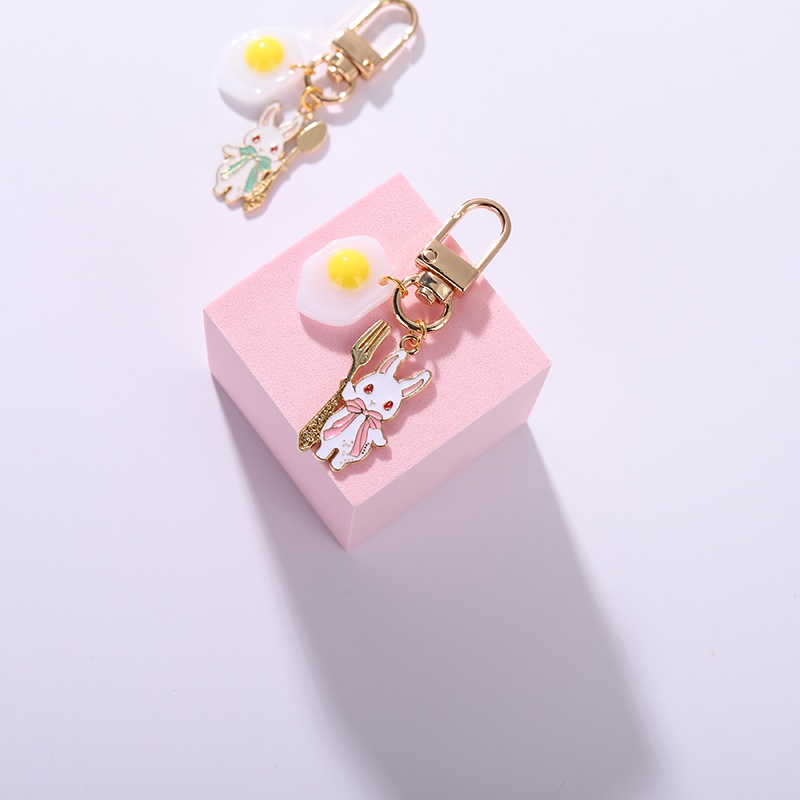 Móc khóa QIHE JEWELRY 2 mẫu hoạt hình tùy chọn đáng yêu