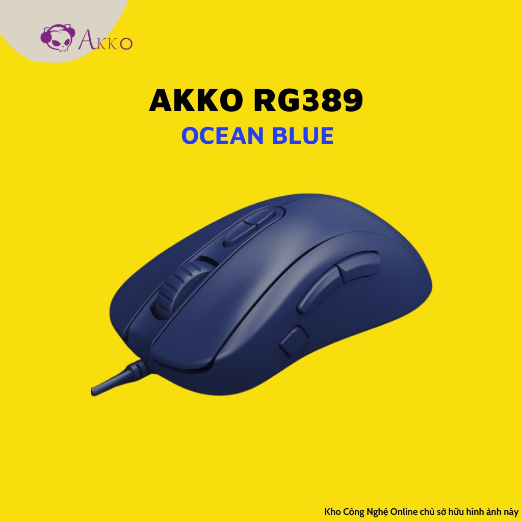 Chuột chơi game FPS AKKO RG389 (PMW3389 / 16000 DPI / TTC Golden switch / RGB)