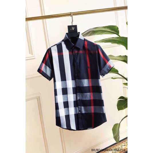 Áo sơ mi nam tay ngắn BURBERRY BBR sang trọng lịch lãm