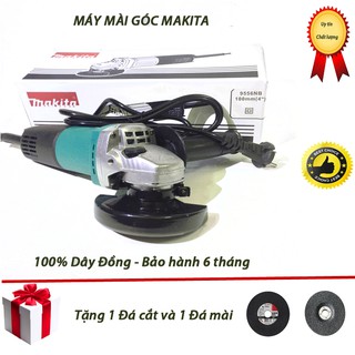 Máy mài góc  9556HN tặng kèm 5 lưỡi cắt sắt,1 lưỡi mài